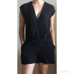 Olivaceous black romper size medium